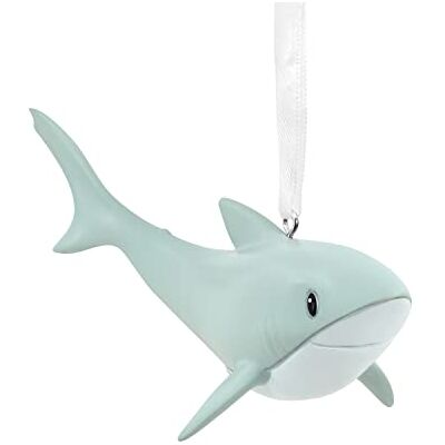 Hallmark Ornamento natalizio con squalo sorridente () Hallmark Ornamento natalizio con squalo sorridente ()