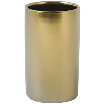 Spirella Tubo per Bicchiere in Ceramica Oro Opaco Opaco Spirella Tubo per Bicchiere in Ceramica Oro Opaco Opaco