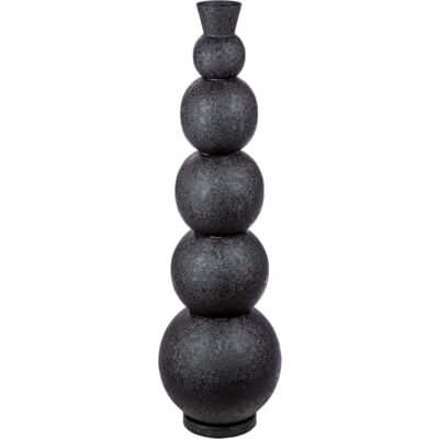 GILDE - Rotonda - Nero - Vaso da pavimento GILDE - Rotonda - Nero - Vaso da pavimento