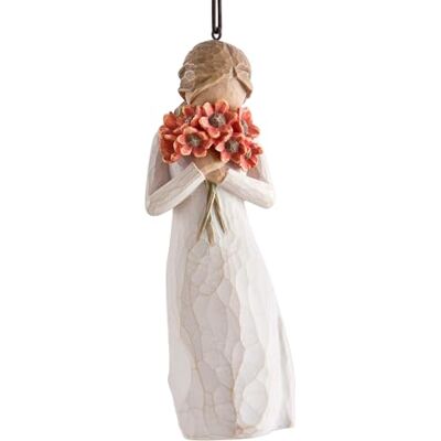 Willow Tree Enesco Figurina Circondato d'Amore, Sospensione, Resina, Multicolore Willow Tree Enesco Figurina Circondato d'Amore, Sospensione, Resina, Multicolore