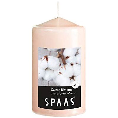 Spaas 12 Candele cilindriche profumate, 60/100 mm, ± 25 Ore, Fiori di Cotone Spaas 12 Candele cilindriche profumate, 60/100 mm, ± 25 Ore, Fiori di Cotone