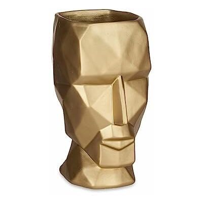 Vaso Faccia 3D Dorato Gift Decor - Decorazione Casa Vaso Faccia 3D Dorato Gift Decor - Decorazione Casa