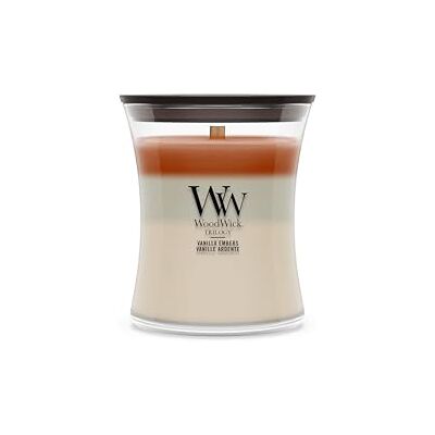 Woodwick Candela profumata Candela Media a Clessidra Vanilla Embers Regalo Perfetto per Donne Woodwick Candela profumata Candela Media a Clessidra Vanilla Embers Regalo Perfetto per Donne