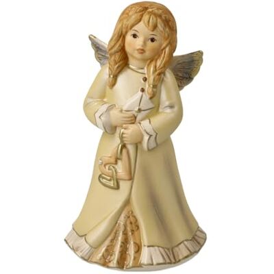 Goebel Statuetta di angelo, amorevole saluto champagne, Natale Goebel Statuetta di angelo, amorevole saluto champagne, Natale