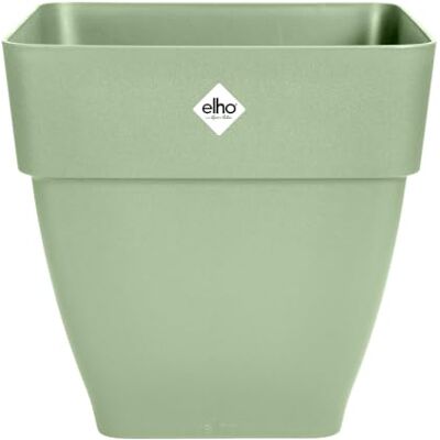 Elho Vibia Campana Square 30 Vaso per Esterno Ø 28.8 x H 28.2 cm Pistache Green Elho Vibia Campana Square 30 Vaso per Esterno Ø 28.8 x H 28.2 cm Pistache Green