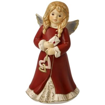 Goebel Statuetta di angelo, amorevole saluto bordeaux – Messaggeri di Natale Goebel Statuetta di angelo, amorevole saluto bordeaux – Messaggeri di Natale