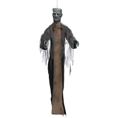 Boland Decorazione horror da appendere con LED con movimento e suoni, decorazioni a batteria per Halloween e feste a tema Boland Decorazione horror da appendere con LED con movimento e suoni, decorazioni a batteria per Halloween e feste a tema