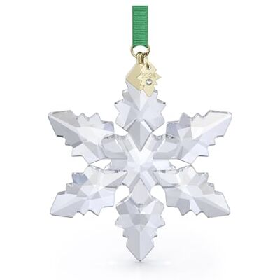 Addobbo Fiocco di Neve Swarovski 2024 - Cristallo Sfaccettato Addobbo Fiocco di Neve Swarovski 2024 - Cristallo Sfaccettato