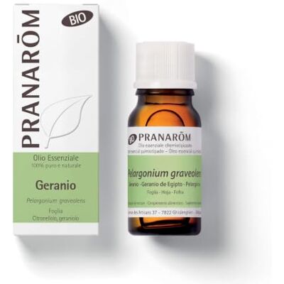 Pranarom PRANARÔM Geranio d'Egitto Olio Essenziale chemiotipizzato Rilassante Cura della Pelle 100% Puro e Naturale OECT 10 ml Pranarom PRANARÔM Geranio d'Egitto Olio Essenziale chemiotipizzato Rilassante Cura della Pelle 100% Puro e Naturale OECT 10 ml