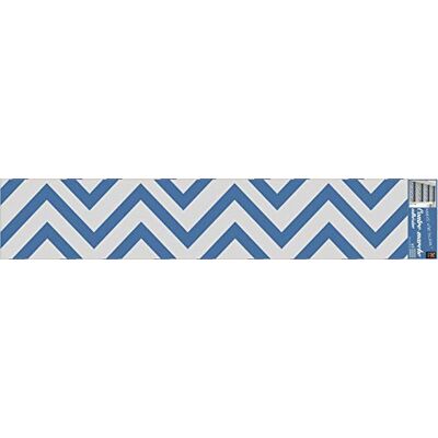 PLAGE Adesivo in Vinile per Scale, , con Stampa, Blu, 100 x 19 cm PLAGE Adesivo in Vinile per Scale, , con Stampa, Blu, 100 x 19 cm