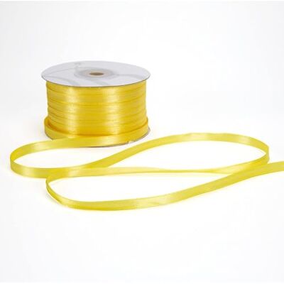 BARATTI Nastro Doppio Raso 03mm X 100 Metri per Artigianato, Natale, Decorazioni, Adatto Per confezionare Regali, Feste di Compleanno, Matrimoni, Bomboniere (Giallo) BARATTI Nastro Doppio Raso 03mm X 100 Metri per Artigianato, Natale, Decorazioni, Adatto Per confezionare Regali, Feste di Compleanno, Matrimoni, Bomboniere (Giallo)