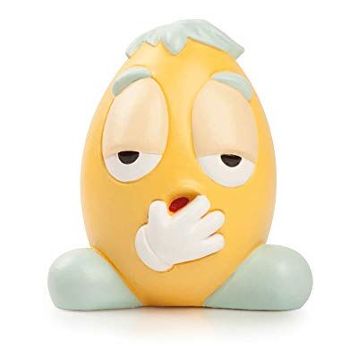 Egan Statuetta Ovoticon Yawn Giallo Egan Statuetta Ovoticon Yawn Giallo