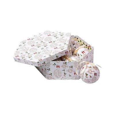 DMORA - Caja 7 Bolas Navidad Hexagonal - Palline decorative DMORA - Caja 7 Bolas Navidad Hexagonal - Palline decorative