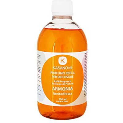 Kasanova - Ricarica Armonia - 500 ml - Armonia - Diffusore Kasanova - Ricarica Armonia - 500 ml - Armonia - Diffusore