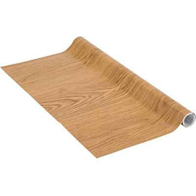 Venilia Pellicola adesiva, Quercia media aspetto legno marrone, 67,5 cm x 1,5 m, Spessore 95μ, Pellicola autoadesiva per mobili o cucina, carta da parati, PVC senza ftalati, Prodotto in UE Venilia Pellicola adesiva, Quercia media aspetto legno marrone, 67,5 cm x 1,5 m, Spessore 95μ, Pellicola autoadesiva per mobili o cucina, carta da parati, PVC senza ftalati, Prodotto in UE