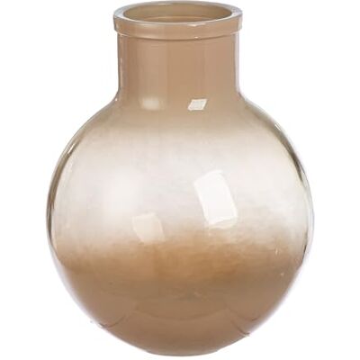Gilde Vaso Novelle – Vetro – Pancioso – Altezza 31 cm x Ø 24 cm – Marrone – Vaso da tavolo Gilde Vaso Novelle – Vetro – Pancioso – Altezza 31 cm x Ø 24 cm – Marrone – Vaso da tavolo
