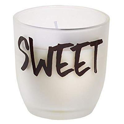 Spaas 6 Candele Non profumate in Vetro Smerigliato, ± 25 Ore, 'Sweet' -Bianco, Cera di paraffina, Dolce, 7.3 cm Spaas 6 Candele Non profumate in Vetro Smerigliato, ± 25 Ore, 'Sweet' -Bianco, Cera di paraffina, Dolce, 7.3 cm