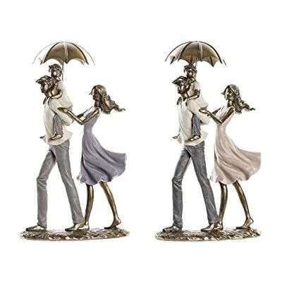 DKD Home Decor Ombrello Decorativo 17,5 x 8,5 x 31 cm Rame Famiglia (2 Pezzi) DKD Home Decor Ombrello Decorativo 17,5 x 8,5 x 31 cm Rame Famiglia (2 Pezzi)