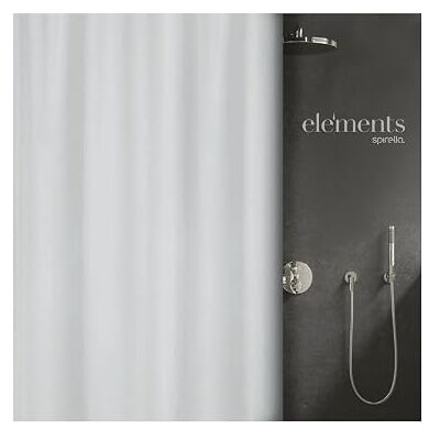 Spirella Tenda da Doccia Elements in Puro Poliestere 180x180 cm Bianca Spirella Tenda da Doccia Elements in Puro Poliestere 180x180 cm Bianca
