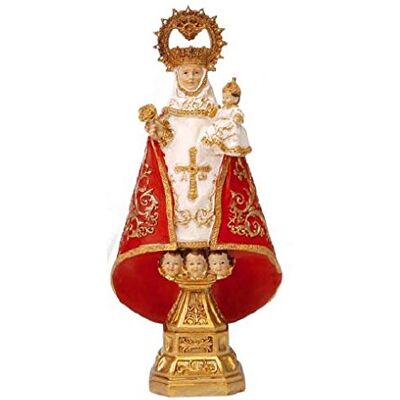 Vergine di Covadonga Figura in Resina Dipinta a Mano - Decorazione Religiosa Vergine di Covadonga Figura in Resina Dipinta a Mano - Decorazione Religiosa