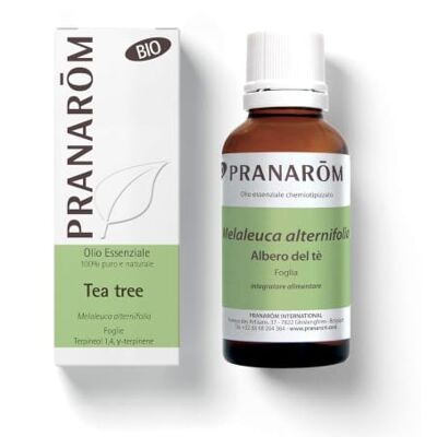 Pranarom Pranarôm Olio Essenziale di Tea Tree Bio OECT 30 ml Alleato per la pelle a tendenza acneica. Multifunzione per igiene orale e difese naturali. Formato convenienza. Pranarom Pranarôm Olio Essenziale di Tea Tree Bio OECT 30 ml Alleato per la pelle a tendenza acneica. Multifunzione per igiene orale e difese naturali. Formato convenienza.