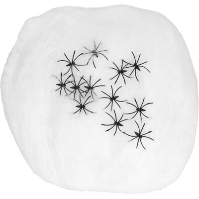 Boland Decorazione Ragnatela Deluxe con 25 Ragni Boland Decorazione Ragnatela Deluxe con 25 Ragni