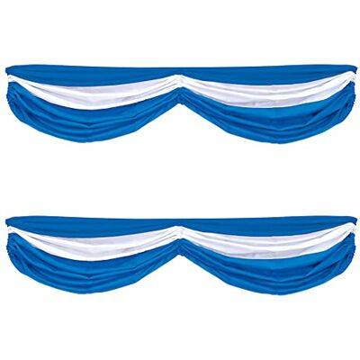 Beistle , bandierine in tessuto, blu/bianco Beistle , bandierine in tessuto, blu/bianco