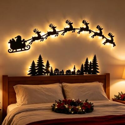 Generic 3D Renna Luminosa in Legno Decorazione Natalizia, Addobbi Parete a LED Decorazione Parete Renne in Legno a LED: luci morbide e calde che creano un’atmosfera natalizia ricca e accogliente. Generic 3D Renna Luminosa in Legno Decorazione Natalizia, Addobbi Parete a LED Decorazione Parete Renne in Legno a LED: luci morbide e calde che creano un’atmosfera natalizia ricca e accogliente.