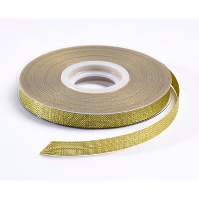 BARATTI Nastro Brillè 10 mm x 25 mt in Poliestere – per Regali, Feste e Decorazioni Natalizie, Bomboniere, Cerimonie (Giallo Oro) BARATTI Nastro Brillè 10 mm x 25 mt in Poliestere – per Regali, Feste e Decorazioni Natalizie, Bomboniere, Cerimonie (Giallo Oro)