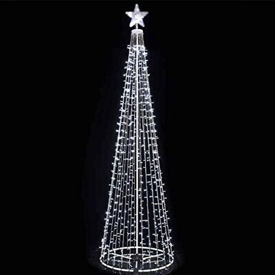 BAKAJI Albero di Natale Luminoso 280 CM Led Luci con Giochi di Luce Struttura in Metallo Decorazione Natalizia Design Minimal Artificiale Arredamento Natalizio Addobbo (Bianco Freddo 753 LED) BAKAJI Albero di Natale Luminoso 280 CM Led Luci con Giochi di Luce Struttura in Metallo Decorazione Natalizia Design Minimal Artificiale Arredamento Natalizio Addobbo (Bianco Freddo 753 LED)