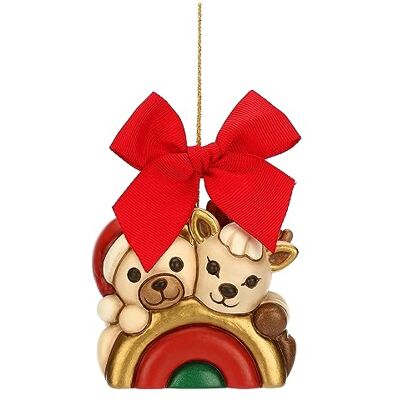 Decorazione natalizia THUN orsetto e renna - Addobbo di Natale Decorazione natalizia THUN orsetto e renna - Addobbo di Natale
