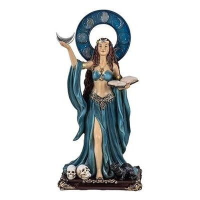 DRW Figura Aradia messaggeri della magia e della liberazione, raffigurante il potere femminile in resina dipinta a mano 20 cm DRW Figura Aradia messaggeri della magia e della liberazione, raffigurante il potere femminile in resina dipinta a mano 20 cm