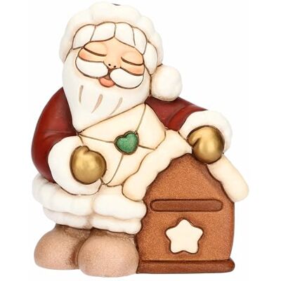 THUN Babbo Natale con cassetta delle lettere in ceramica, medio -land -7x6,5x9,5 cm THUN Babbo Natale con cassetta delle lettere in ceramica, medio -land -7x6,5x9,5 cm
