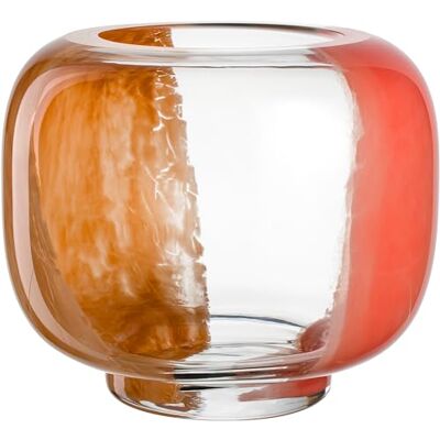 Leonardo HOME Cipria Due Vaso decorativo con gradiente, diametro 17 cm, design artistico, per bouquet, altezza 26 cm, multicolore Leonardo HOME Cipria Due Vaso decorativo con gradiente, diametro 17 cm, design artistico, per bouquet, altezza 26 cm, multicolore