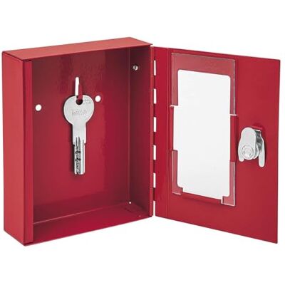 WEDO Cassetta Chiave D'Emergenza con Batacchio, Rosso WEDO Cassetta Chiave D'Emergenza con Batacchio, Rosso
