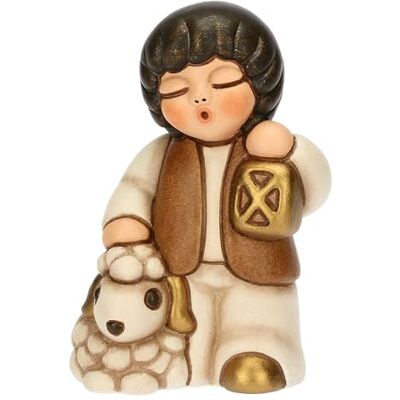 THUN Bimbo con lanterna ceramica Collezione Presepe Classico 4,5 x 3,4 x 6,5 cm THUN Bimbo con lanterna ceramica Collezione Presepe Classico 4,5 x 3,4 x 6,5 cm