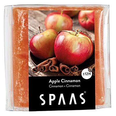 Spaas 24 Cere profumate da sciogliere-Mela Cannella, Cera, Arancio Zenzero, Apple Cinnamon Spaas 24 Cere profumate da sciogliere-Mela Cannella, Cera, Arancio Zenzero, Apple Cinnamon
