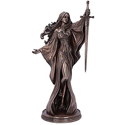 Nemesis Now James Ryman Statuetta da incantatrice da fiaba del Lago, 24 cm, Colore: Bronzo Nemesis Now James Ryman Statuetta da incantatrice da fiaba del Lago, 24 cm, Colore: Bronzo