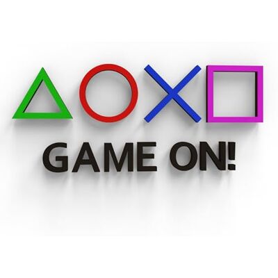 Dekoarte Game Over Adesivo Murale - Decorazione Gaming 130x55cm Dekoarte Game Over Adesivo Murale - Decorazione Gaming 130x55cm