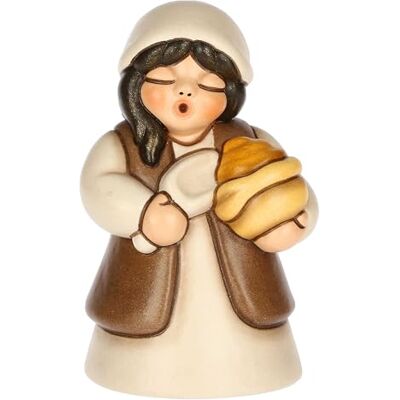 THUN , Venditrice di Spezie in Ceramica di Alta Qualità, Collezione Presepe Classico, Statuine per Presepe di Natale da Collezione, 4,9 x 4,6 x 7,9 cm THUN , Venditrice di Spezie in Ceramica di Alta Qualità, Collezione Presepe Classico, Statuine per Presepe di Natale da Collezione, 4,9 x 4,6 x 7,9 cm