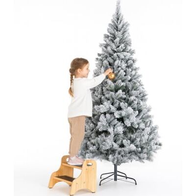 BAKAJI Albero di Natale Innevato Foltissimo 550 Rami a Innesto, Decorazione Natalizia Molto Folta, Punte Bianche e Base a Croce, Addobbo Natalizio Molto Pieno (Bianco Winter Palace, 150 cm) BAKAJI Albero di Natale Innevato Foltissimo 550 Rami a Innesto, Decorazione Natalizia Molto Folta, Punte Bianche e Base a Croce, Addobbo Natalizio Molto Pieno (Bianco Winter Palace, 150 cm)