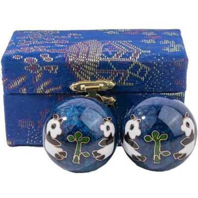 lachineuse Set di Palline Qi Gong Panda Palline Cinesi Antistress smaltate ⌀ 40 mm Palline della Salute Set Regalo Relax Zen Articolo Feng Shui Cinese Giapponese Asiatico Blu lachineuse Set di Palline Qi Gong Panda Palline Cinesi Antistress smaltate ⌀ 40 mm Palline della Salute Set Regalo Relax Zen Articolo Feng Shui Cinese Giapponese Asiatico Blu