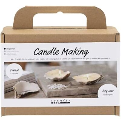 Creativ Mini Craft Kit Candle Making , off white, Soy candles, 1 pack Creativ Mini Craft Kit Candle Making , off white, Soy candles, 1 pack