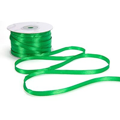 BARATTI Nastro Doppio Raso 06mm X 100 Metri per Artigianato, Natale, Decorazioni, Adatto Per confezionare Regali, Feste di Compleanno, Matrimoni, Bomboniere (Verde Smeraldo) BARATTI Nastro Doppio Raso 06mm X 100 Metri per Artigianato, Natale, Decorazioni, Adatto Per confezionare Regali, Feste di Compleanno, Matrimoni, Bomboniere (Verde Smeraldo)