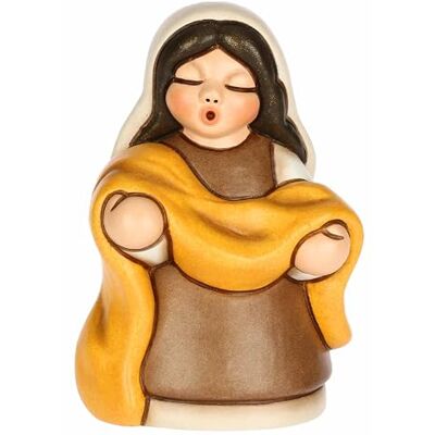 THUN , Venditrice di Stoffe Marrone in Ceramica di Alta Qualità, Collezione Presepe Classico, Statuine per Presepe di Natale da Collezione, 5,4 x 4,3 x 7,9 cm THUN , Venditrice di Stoffe Marrone in Ceramica di Alta Qualità, Collezione Presepe Classico, Statuine per Presepe di Natale da Collezione, 5,4 x 4,3 x 7,9 cm