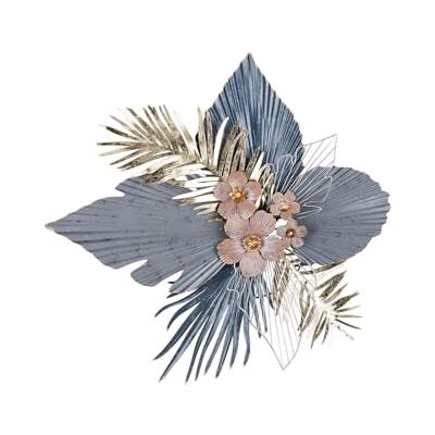 Gilde Murale Merida in metallo grigio foglia 86 x 88 x 10 cm decorazione da parete arte soggiorno Gilde Murale Merida in metallo grigio foglia 86 x 88 x 10 cm decorazione da parete arte soggiorno
