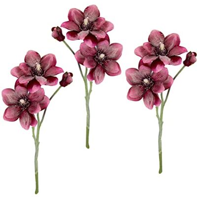 I.GE.A. Magnolia - Rosso, 3 pezzi - Fiore artificiale I.GE.A. Magnolia - Rosso, 3 pezzi - Fiore artificiale
