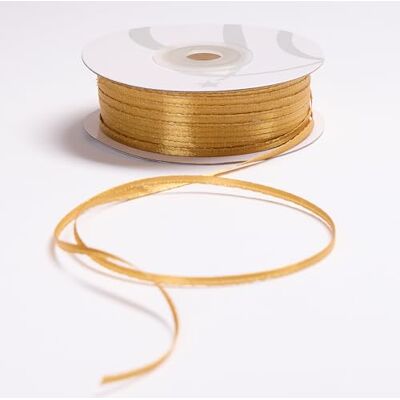 BARATTI Nastro Doppio Raso 03mm X 100 Metri per Artigianato, Natale, Decorazioni, Adatto Per confezionare Regali, Feste di Compleanno, Matrimoni, Bomboniere (Oro Dark) BARATTI Nastro Doppio Raso 03mm X 100 Metri per Artigianato, Natale, Decorazioni, Adatto Per confezionare Regali, Feste di Compleanno, Matrimoni, Bomboniere (Oro Dark)