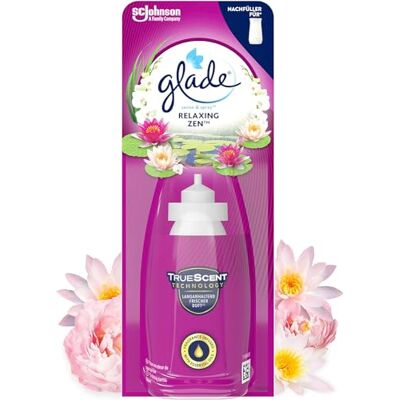 Glade Relaxing Zen Ricarica Sense & Spray, deodorante per ambienti , confezione da 3, 18 ml Glade Relaxing Zen Ricarica Sense & Spray, deodorante per ambienti , confezione da 3, 18 ml