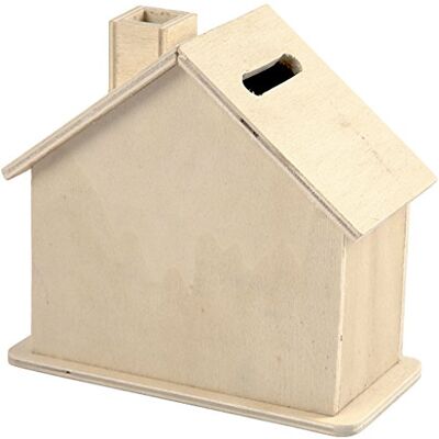Creativ Scatola portasoldi, misura 10,1x10x5,4 cm, compensato, 1pz Creativ Scatola portasoldi, misura 10,1x10x5,4 cm, compensato, 1pz